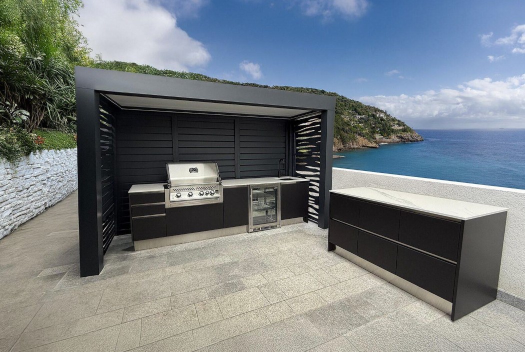 Cucina outdoor NOVA con barbecue integrato